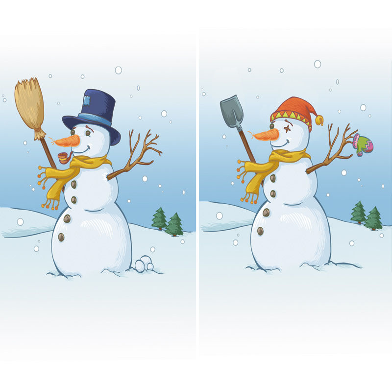 Combien de différences y a-t-il entre ces deux images?